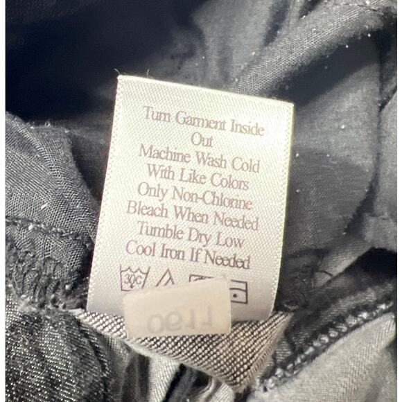 Coldwater Creek Women's Bootcut Jeans Plus Size 18W Natural Fit Black Wash Denim - Picture 5 of 5